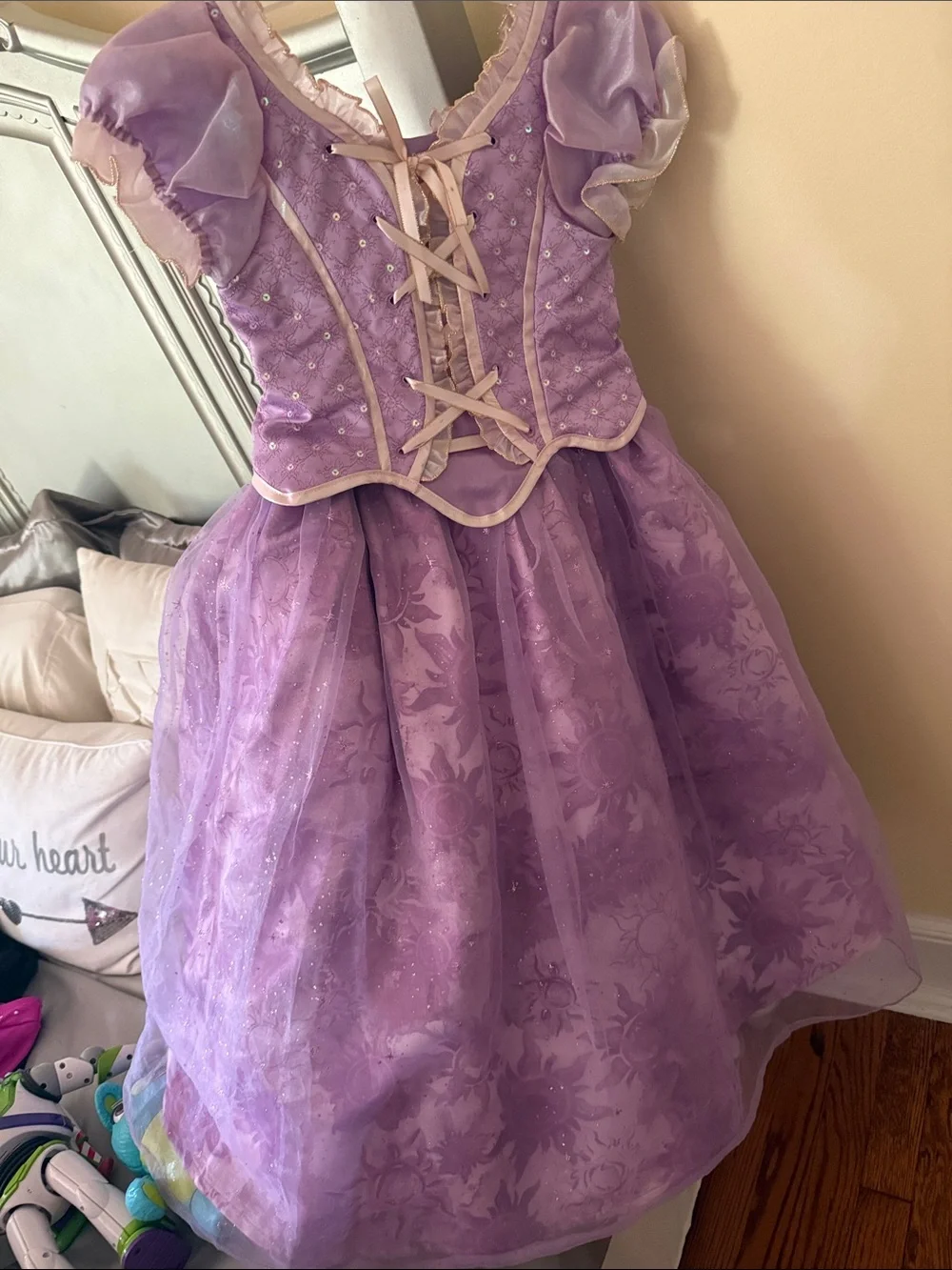 Disney Purple Princess Dress with Glitter Tulle